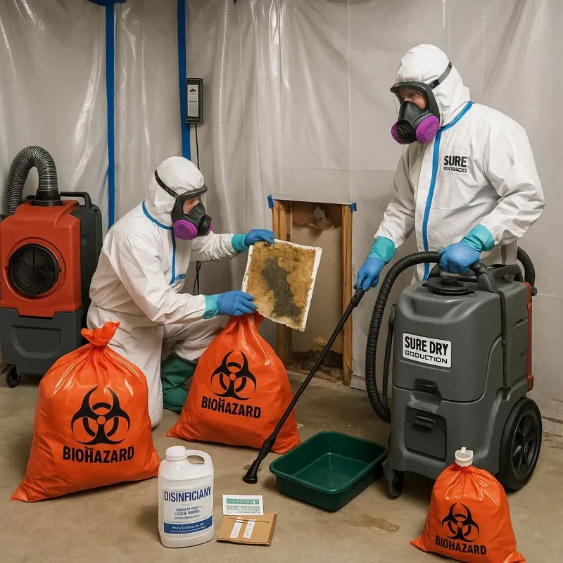 Contaminated Water Handling Protocols process in Greenville County, SC